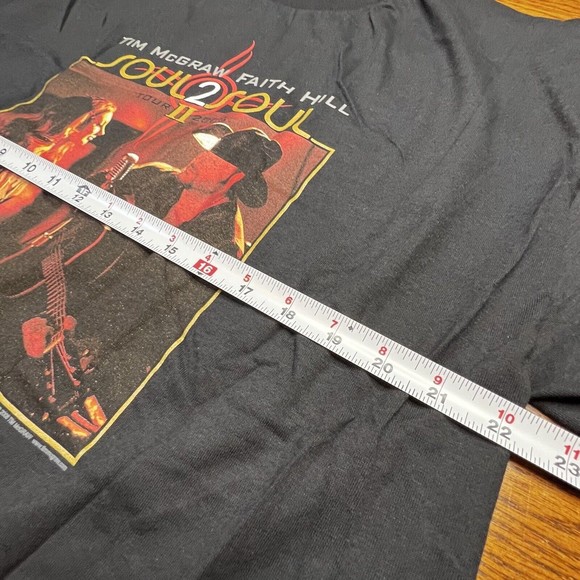 Tim McGraw Faith Hill Soul 2 Soul 2006 Concert Shirt Size XL Country Music - Picture 10 of 11